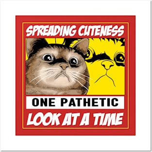 Cute Pathetic Cat Posters and Art